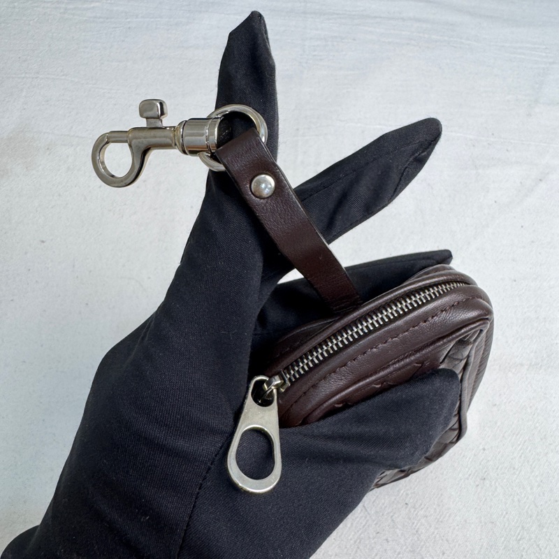 【赫蒂國際精品】 Bottega Veneta 經典皮革編織隨身包 vintage 二手 中古-4