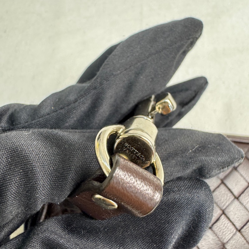 【赫蒂國際精品】 Bottega Veneta 經典皮革編織隨身包 vintage 二手 中古-9