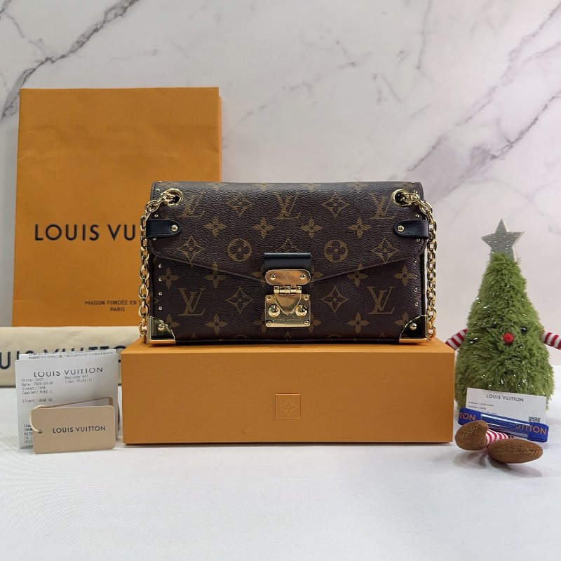 LV Trunkie East West帆布老花鏈帶包-0