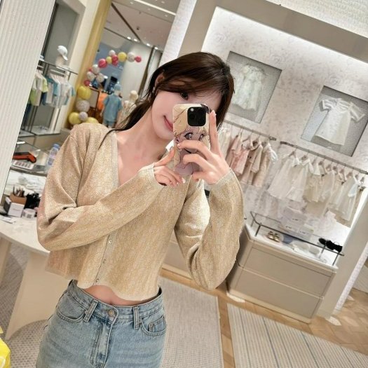 💎Han's house精品服飾💎DIOR 滿版 針織 毛衣 開衫 外套 現貨 青年款-8