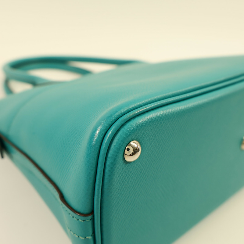HERMES Epsom皮革Bolide 27手挽肩背兩用袋Bleu Paon-12