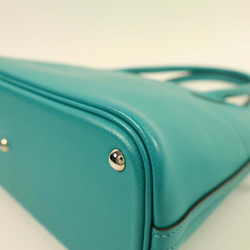 HERMES Epsom皮革Bolide 27手挽肩背兩用袋Bleu Paon-13