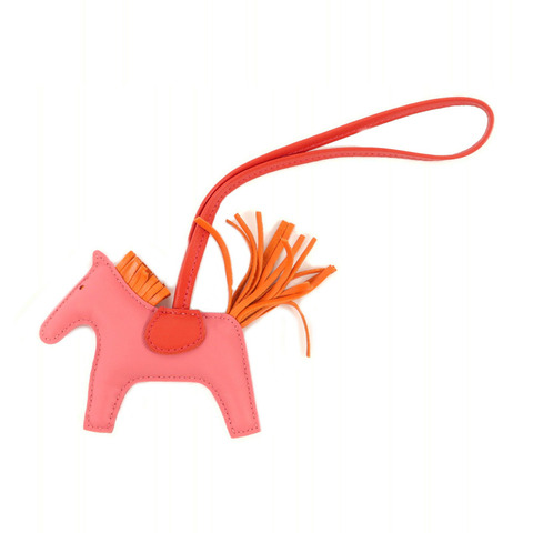 HERMES Milo皮革Rodeo PM掛飾