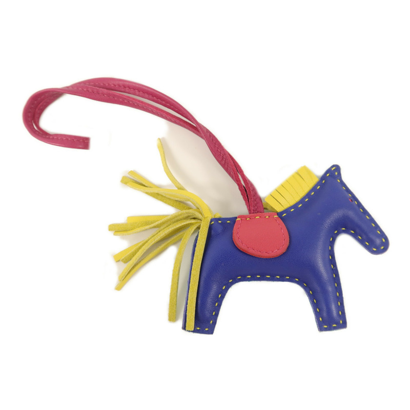 HERMES Milo皮革Rodeo PM掛飾-1