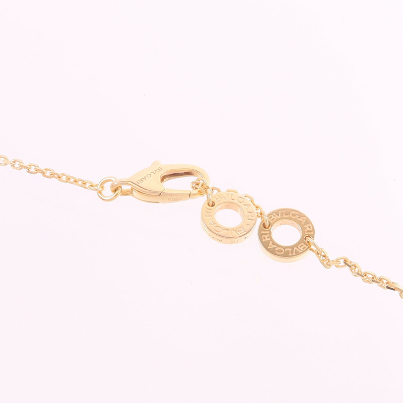 BVLGARI 18K玫瑰金Divas' Dream Necklace紅玉髓/鑽石項鍊-4