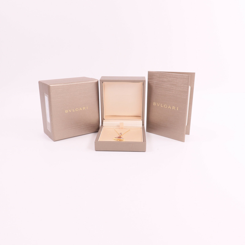 BVLGARI 18K玫瑰金Divas' Dream Necklace紅玉髓/鑽石項鍊-8