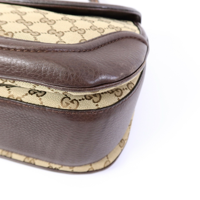 GUCCI 帆布Bamboo Top Handle手挽肩背兩用袋-9