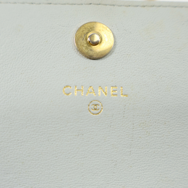 CHANEL 羊皮皮革Chain Shoulder鏈帶肩背袋-5