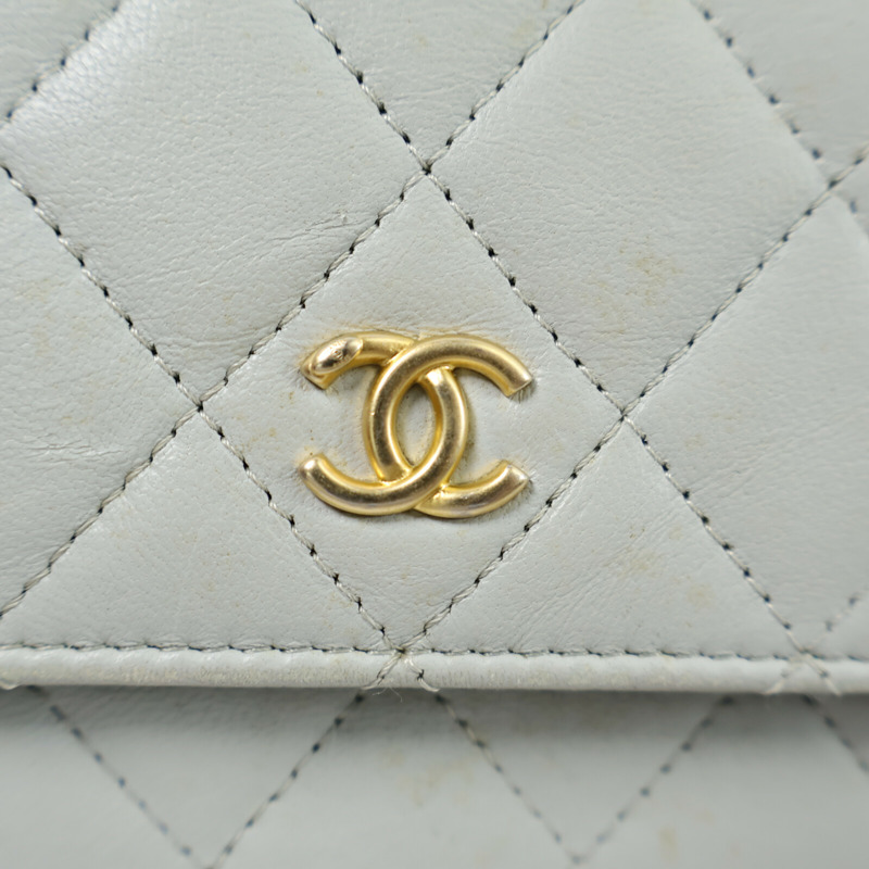 CHANEL 羊皮皮革Chain Shoulder鏈帶肩背袋-7