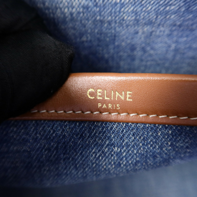 CELINE 牛仔布Cabas Denim Tote Bag手挽袋-5