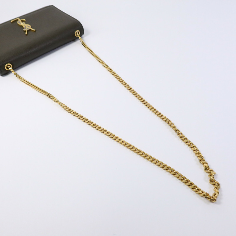 SAINT LAURENT 牛皮皮革Kate Medium Chain鏈帶肩背袋-8