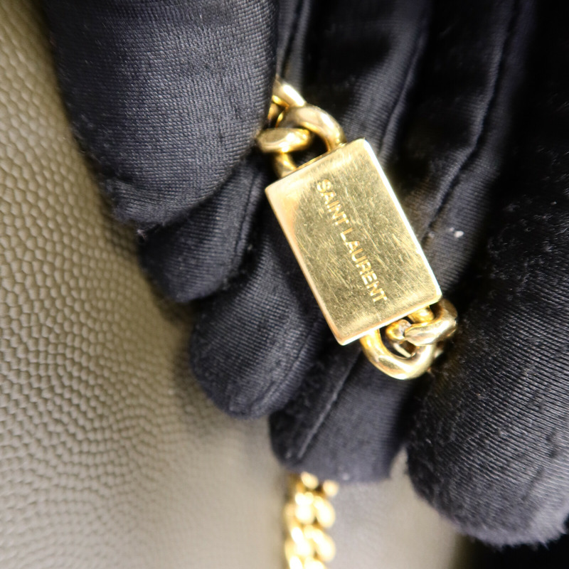 SAINT LAURENT 牛皮皮革Kate Medium Chain鏈帶肩背袋-14