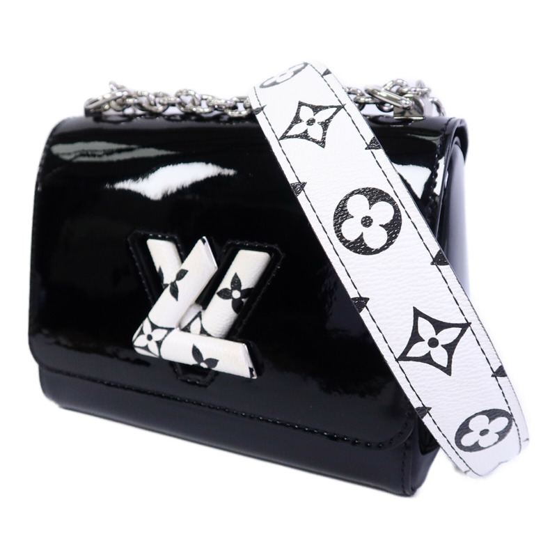 LOUIS VUITTON 漆皮皮革Twist PM鏈帶肩背袋-2