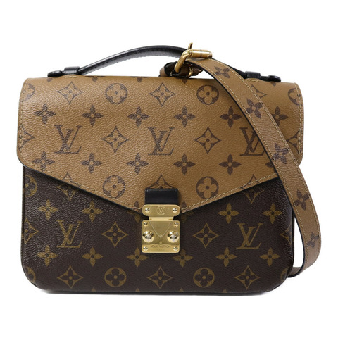 LOUIS VUITTON Monogram Reverse Pochette Metis手挽肩背兩用袋