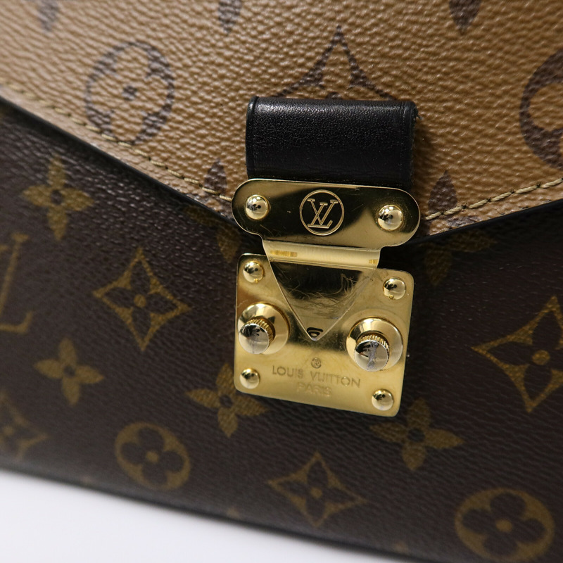 LOUIS VUITTON Monogram Reverse Pochette Metis手挽肩背兩用袋-6