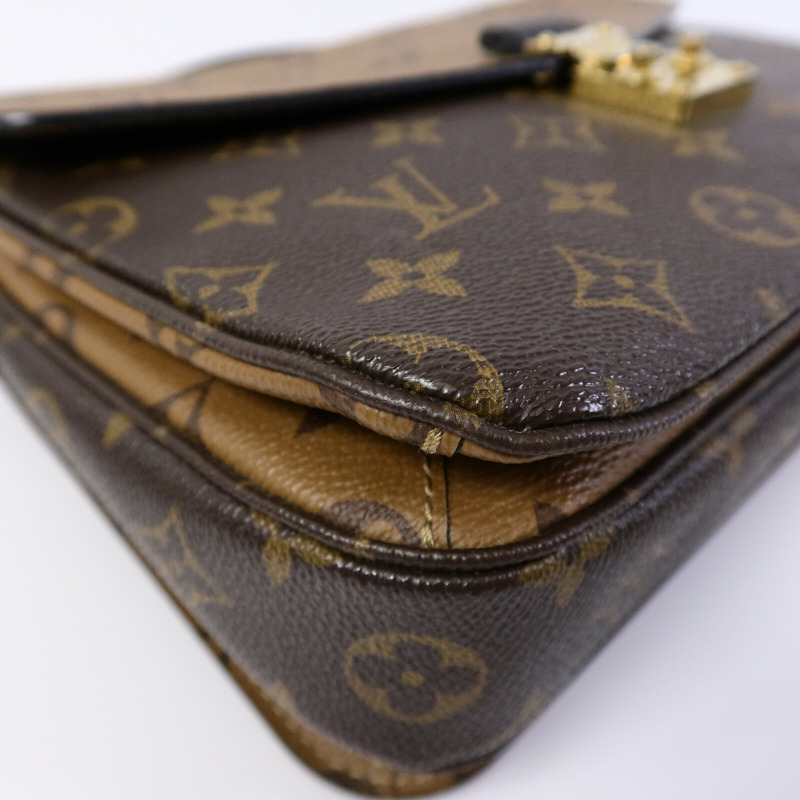 LOUIS VUITTON Monogram Reverse Pochette Metis手挽肩背兩用袋-11