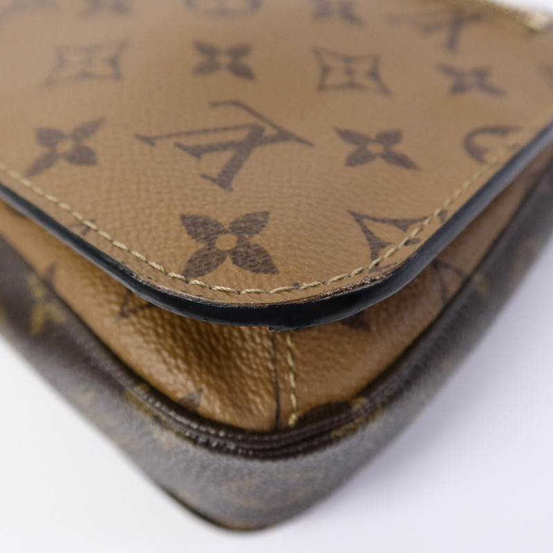 LOUIS VUITTON Monogram Reverse Pochette Metis手挽肩背兩用袋-12
