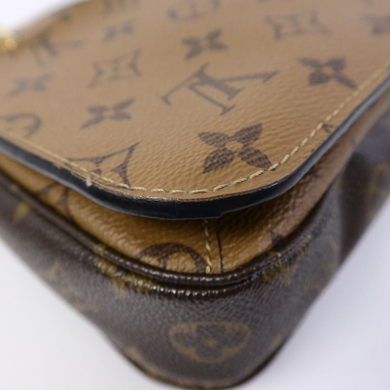 LOUIS VUITTON Monogram Reverse Pochette Metis手挽肩背兩用袋-13