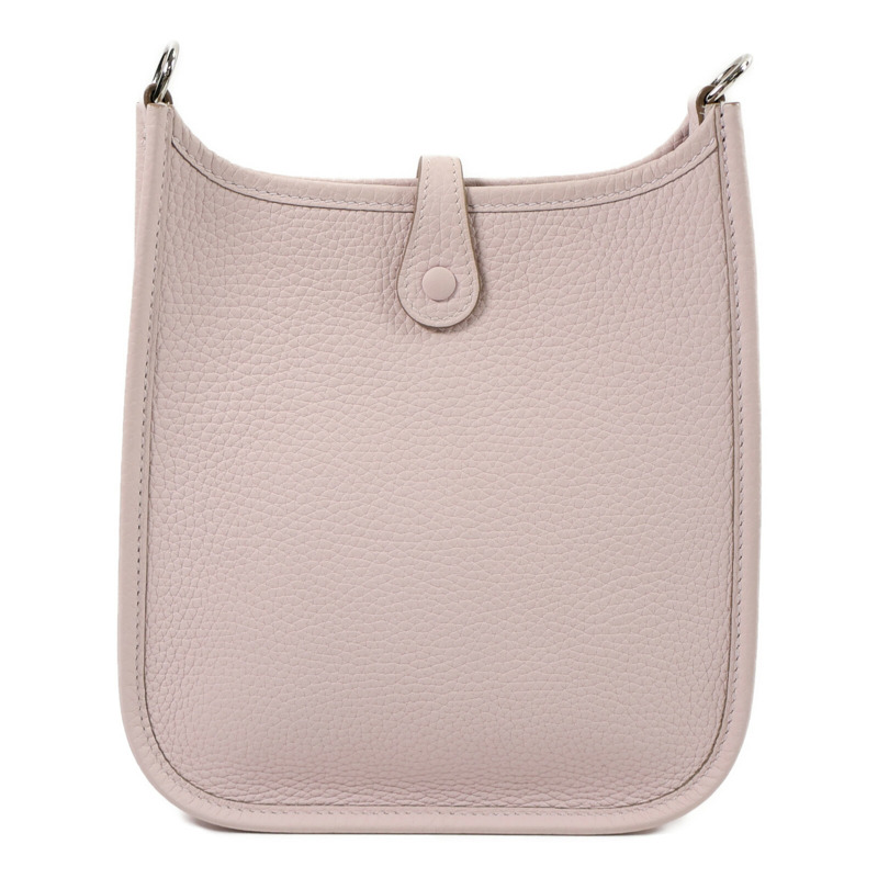 HERMES Clemence皮革Evelyne TPM肩背袋Rose Sakura-2