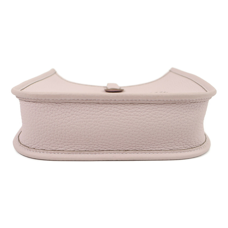HERMES Clemence皮革Evelyne TPM肩背袋Rose Sakura-3