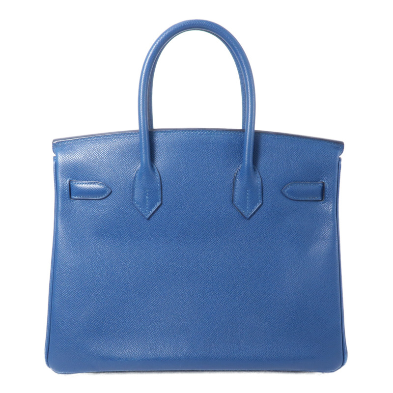HERMES Epsom皮革Birkin 30手挽袋Cobalt-1