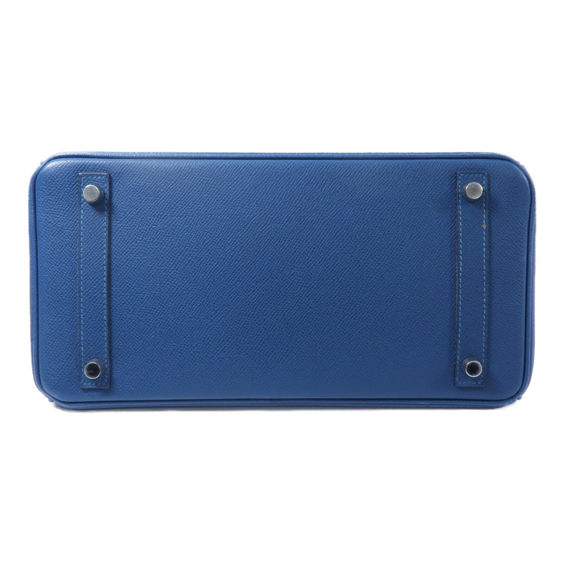 HERMES Epsom皮革Birkin 30手挽袋Cobalt-3