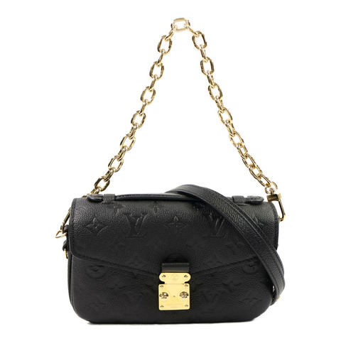 LOUIS VUITTON Monogram Empreinte Pochette Metis East West手挽肩背兩用袋