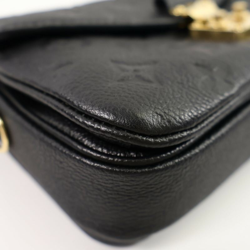 LOUIS VUITTON Monogram Empreinte Pochette Metis East West手挽肩背兩用袋-11