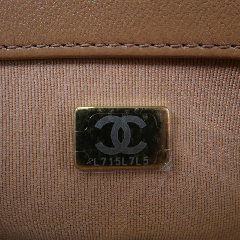 CHANEL 羊皮皮革C19 Small鏈帶手挽肩背兩用袋-7