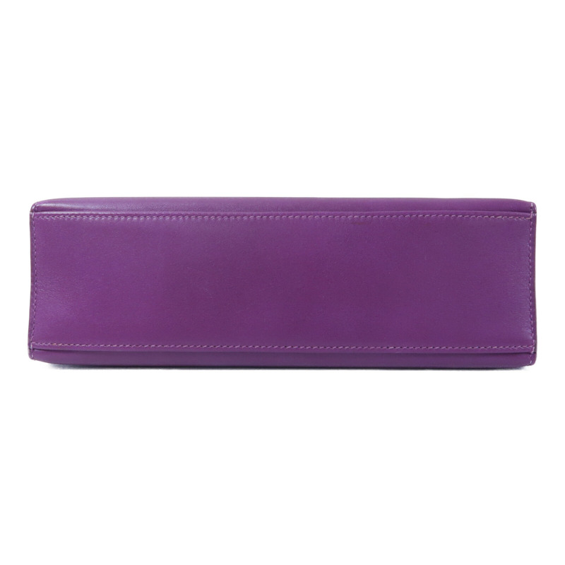 HERMES Swift皮革Kelly Pochette手挽袋Anemone-3