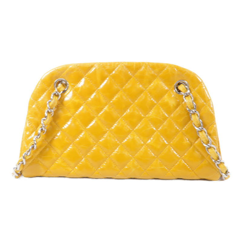 CHANEL 牛皮皮革Chain Shoulder鏈帶肩背袋-1