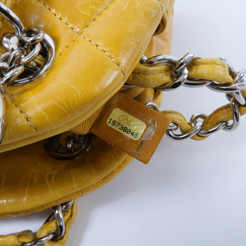 CHANEL 牛皮皮革Chain Shoulder鏈帶肩背袋-8