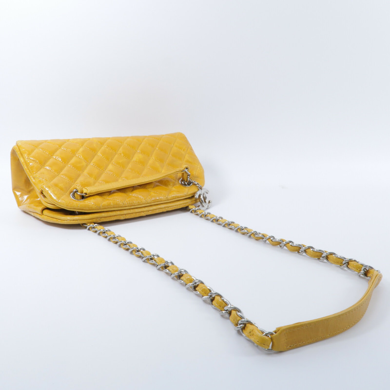 CHANEL 牛皮皮革Chain Shoulder鏈帶肩背袋-10