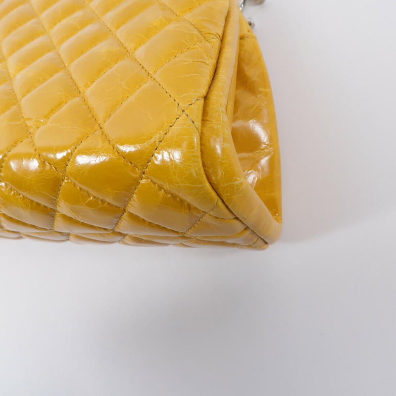 CHANEL 牛皮皮革Chain Shoulder鏈帶肩背袋-14