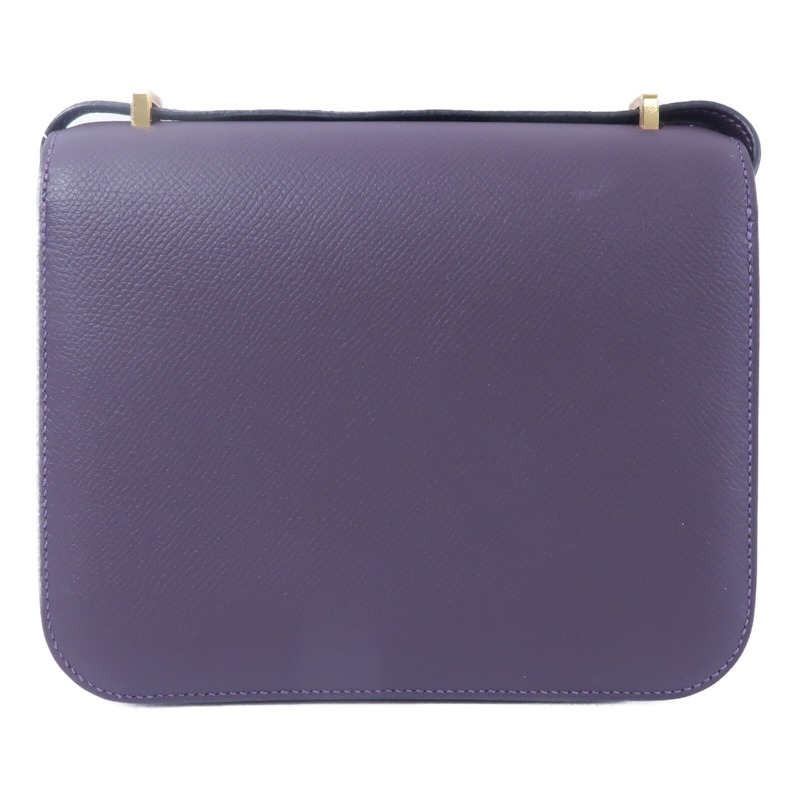 HERMES Epsom皮革Constance Mini肩背袋Tosca-1