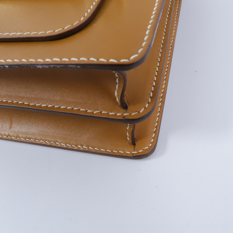 HERMES Barenia皮革Roulis 23肩背袋Naturel-10