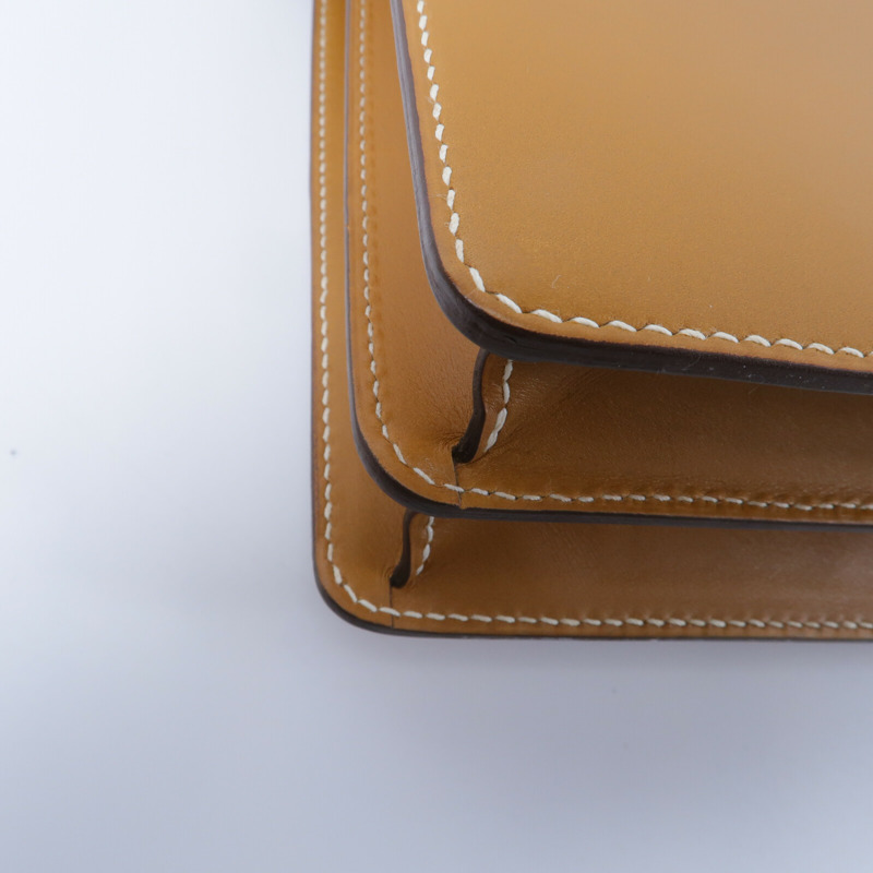 HERMES Barenia皮革Roulis 23肩背袋Naturel-11