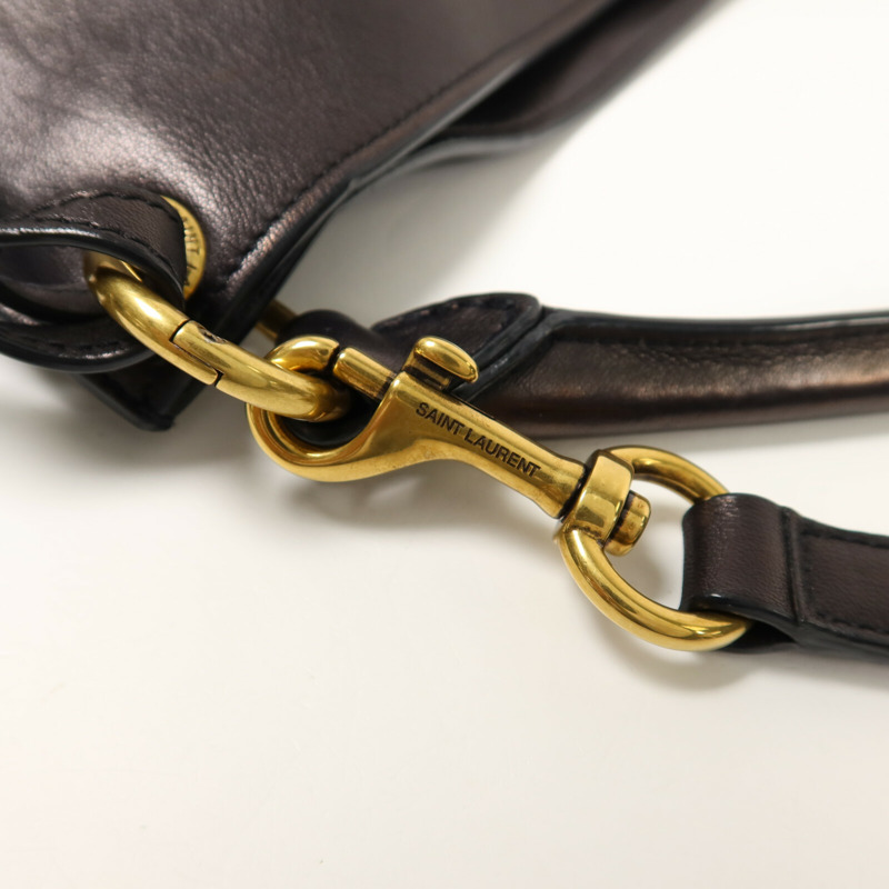 SAINT LAURENT 牛皮皮革Shoulder Bag手挽肩背兩用袋-7