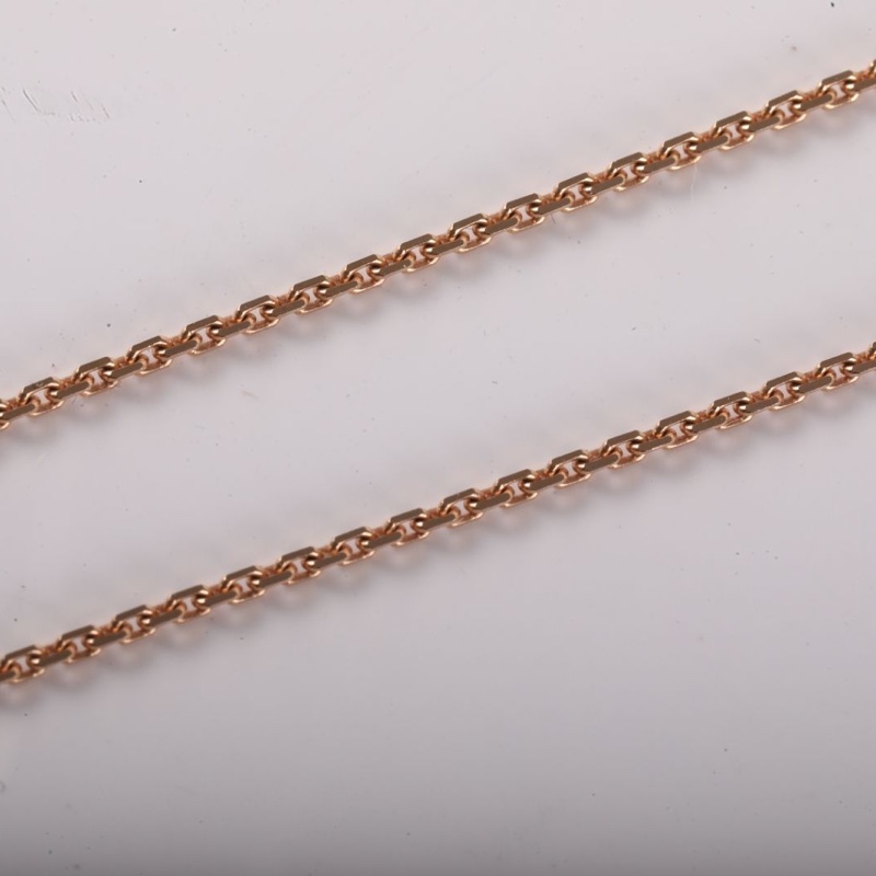 BVLGARI DIVASDREAM單鑽小扇子項鏈大號18K玫瑰金/鑽石/白貝母-4