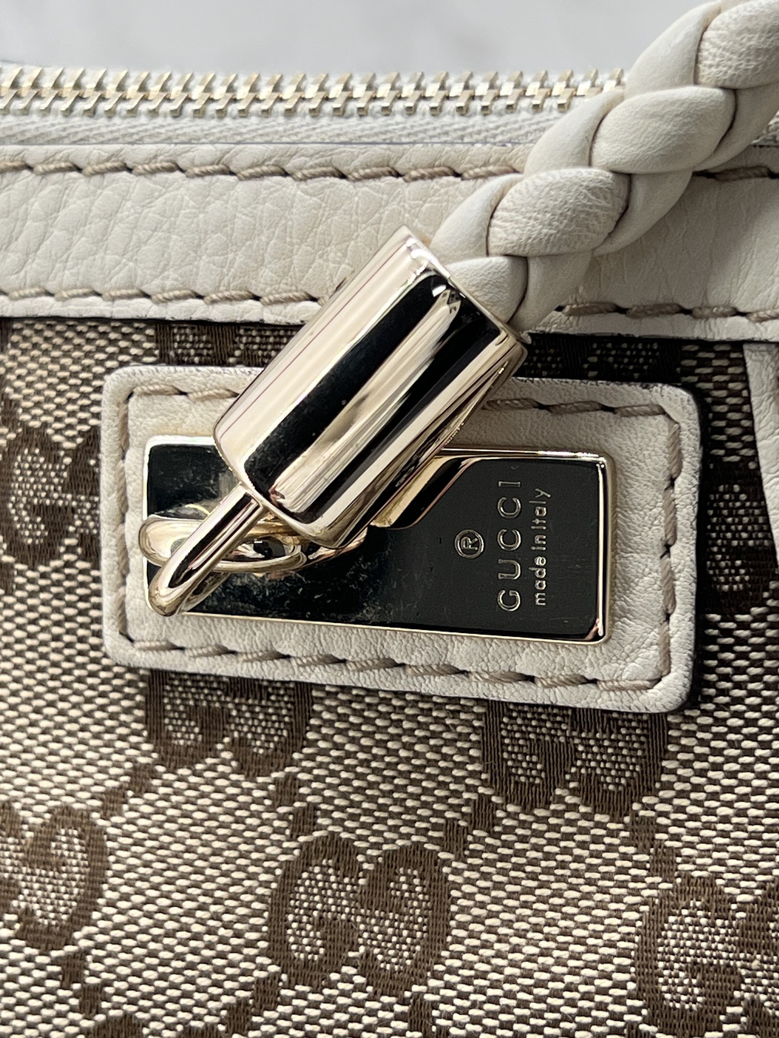 香緹國際精品 GUCCI 麻花肩帶肩背包 1003-2