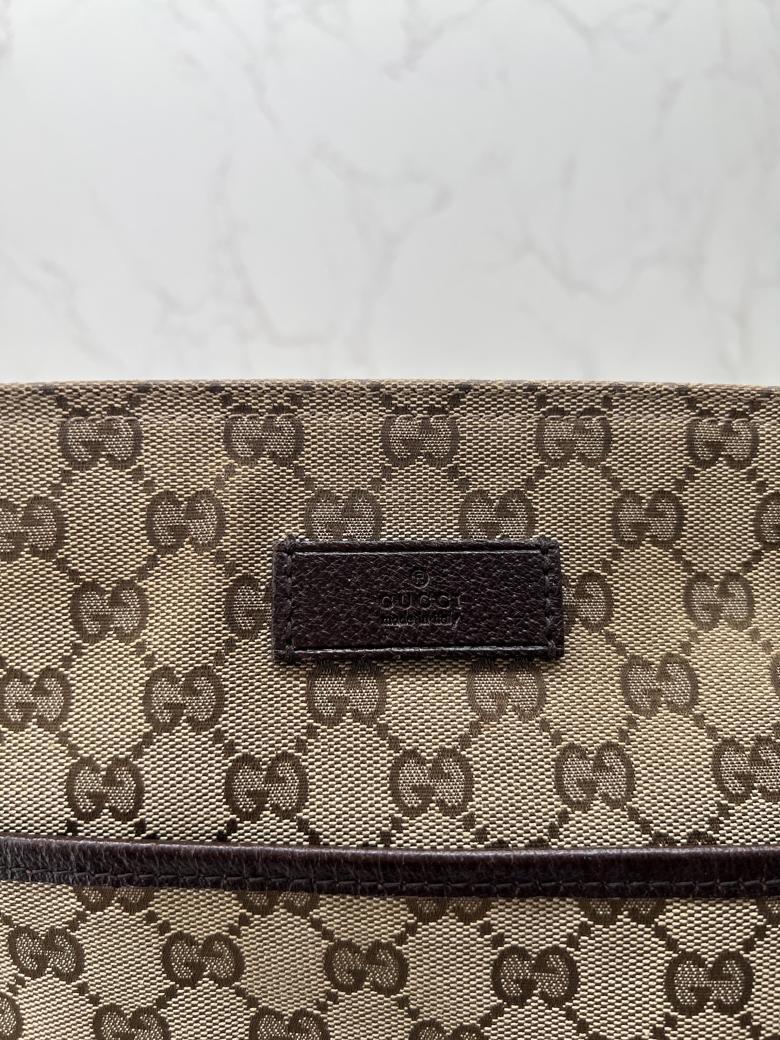 香緹國際精品 GUCCI 帆布肩帶側背包 1004-2