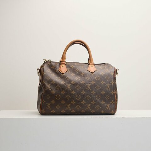 二手LV speedy 30老花/2019背帶款