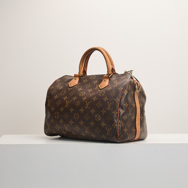 二手LV speedy 30老花/2019背帶款-2