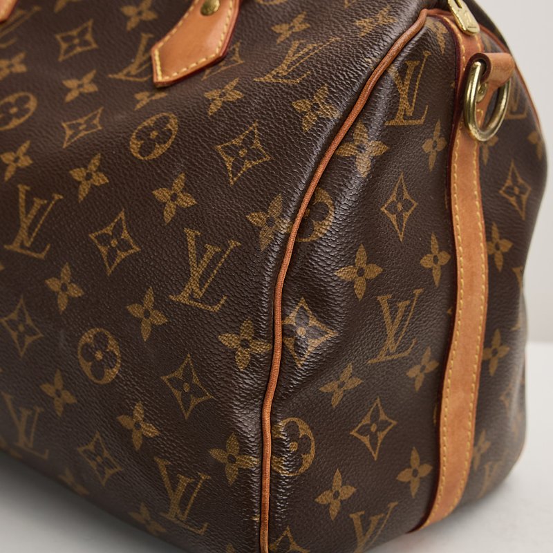 二手LV speedy 30老花/2019背帶款-11