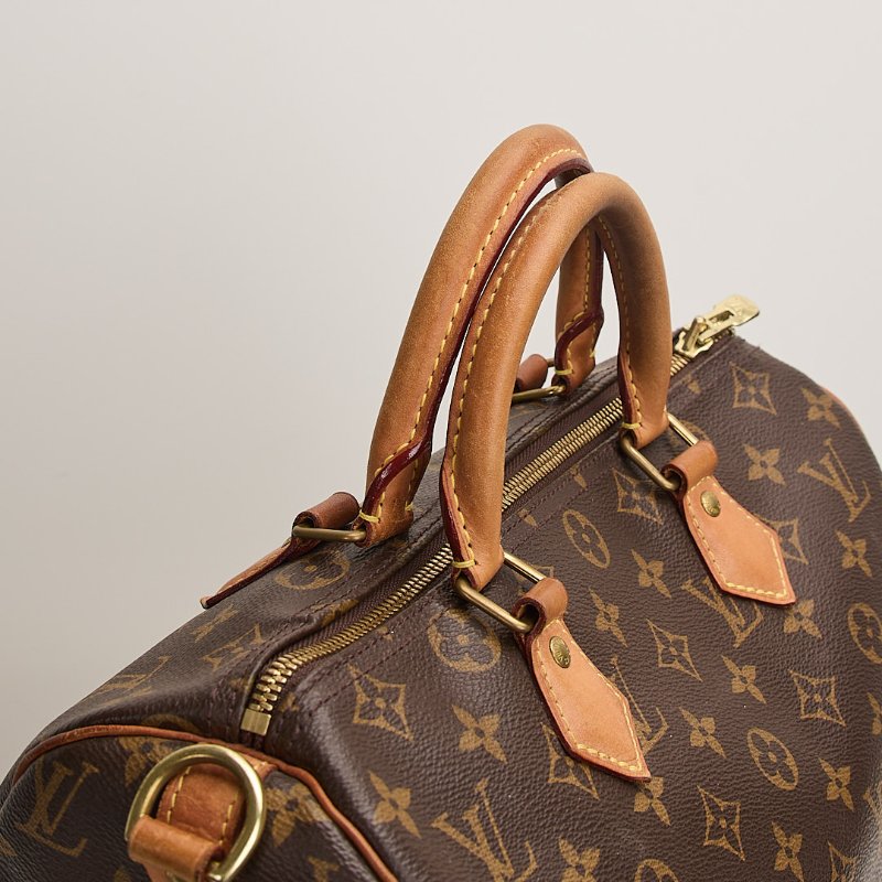 二手LV speedy 30老花/2019背帶款-14
