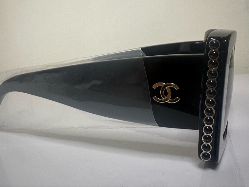 【全新未使用】CHANEL 5480-H-A 黑珍珠方框太陽眼鏡-2