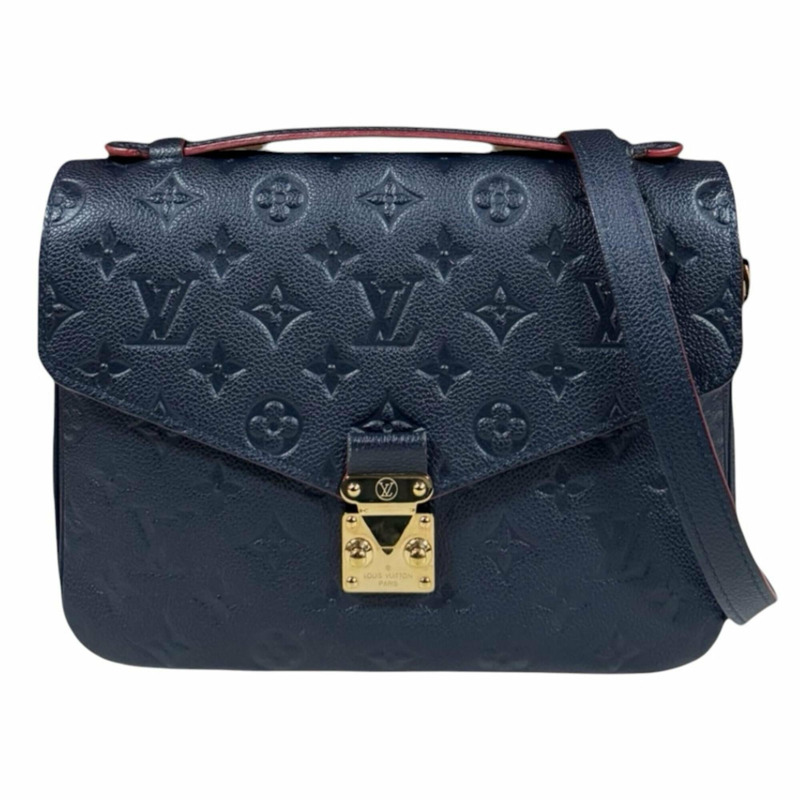 路易威登 Pochette Métis 中 Monogram Empreinte 單肩包,M44071 海軍藍,女式,路易威登,2 路-0