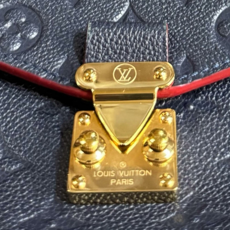 路易威登 Pochette Métis 中 Monogram Empreinte 單肩包,M44071 海軍藍,女式,路易威登,2 路-11