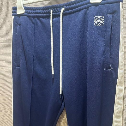 💎Han's house精品服飾💎LOEWE 刺繡 LOGO 長 褲 現貨 M L 原價32000-4