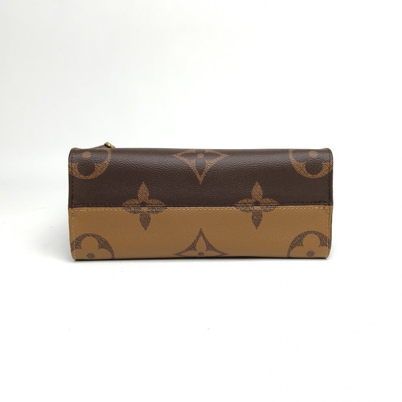 LOUIS VUITTON Onthego小號25二合一老花PVC金扣晶片肩背包-4